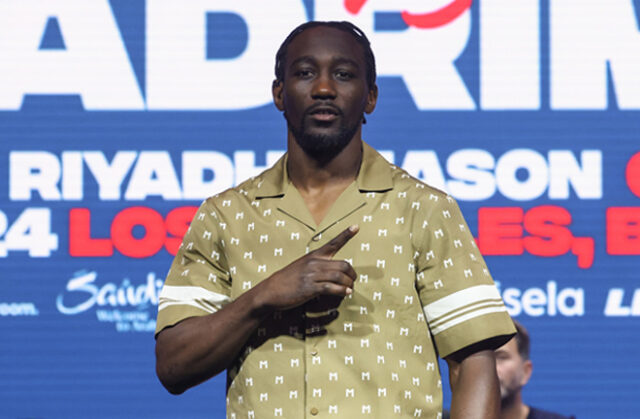 Terence Crawford is gearing up to face Canelo Alvarez in September Photo Credit: Ed Mulholland/Matchroom