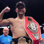 Catterall returned to winning ways and picked up two belts Photo Credit: Mark Robinson Matchroom Boxing