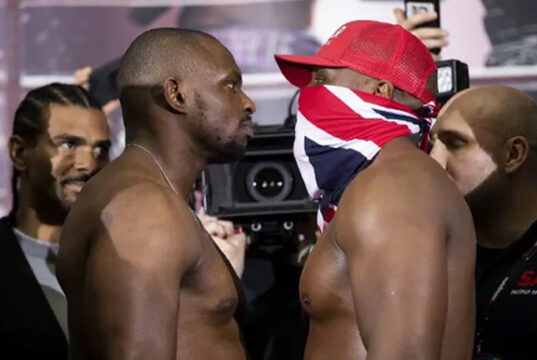 Dillian Whyte has revealed a fiery phone call with Derek Chisora ahead of his fight with Moses Itauma Photo Credit: Mark Robinson