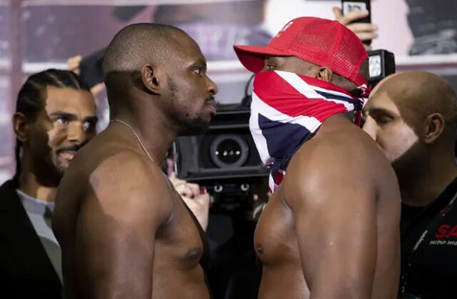 Dillian Whyte has revealed a fiery phone call with Derek Chisora ahead of his fight with Moses Itauma Photo Credit: Mark Robinson Dillian Whyte has revealed a fiery phone call with Derek Chisora ahead of his fight with Moses Itauma Photo Credit: Mark Robinson