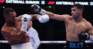 Jack Catterall beat Harlem Eubank by technical decision in Manchester Photo Credit: Mark Robinson Matchroom Boxing