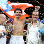 Xandar Zayas returned to the ring in style on Saturday. Credit: Mikey Williams/Top Rank