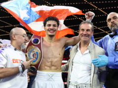 Xandar Zayas returned to the ring in style on Saturday. Credit: Mikey Williams/Top Rank