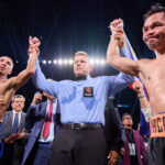 Manny Pacquiao was held to a draw by Mario Barrios on his return to the ring in Las Vegas on Saturday Photo Credit: Esther Lin/Premier Boxing Champions
