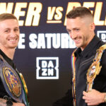 Ryan Garner and Reece Bellotti fight this weekend in Bournemouth credit: Queensberry/Leigh Dawney