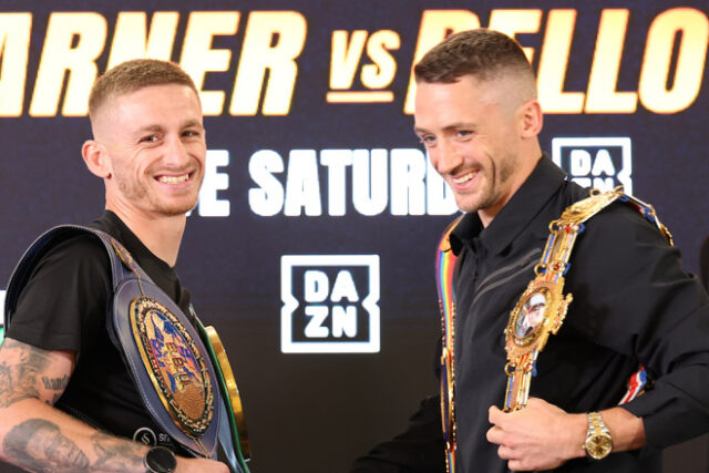 Ryan Garner and Reece Bellotti fight this weekend in Bournemouth credit: Queensberry/Leigh Dawney