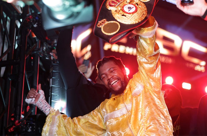 Duarte moved closer to a showdown with WBA champion, Gary Antuanne Russell Photo Credit: Esther Lin/Premier Boxing Champions