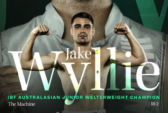 Jake Wyllie impressed in Brisbane credit: Matchroom Boxing