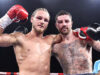 Jack Rafferty and Mark Chamberlain fought to a draw over twelve rounds. credit: Leigh Dawney/ Queensberry