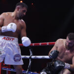 Makhmudov was stopped by Kabayel in 2023 Photo Credit: Mark Robinson Matchroom Boxing