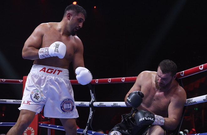 Makhmudov was stopped by Kabayel in 2023 Photo Credit: Mark Robinson Matchroom Boxing