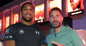 Eddie Hearn is planning Anthony Joshua's next move without Jake Paul after he announced an exhibition with Gervonta Davis Photo Credit: Mark Robinson Matchroom Boxing
