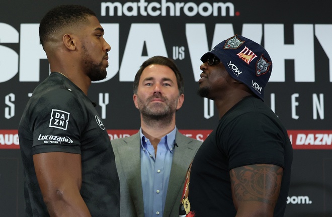 Whyte is hopeful of running it back with Joshua Photo Credit: Mark Robinson Matchroom Boxing