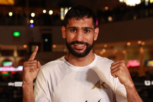 Amir Khan will promote his latest show on October 1 in Nigeria Photo Credit: Lawrence Lustig/BOXXER