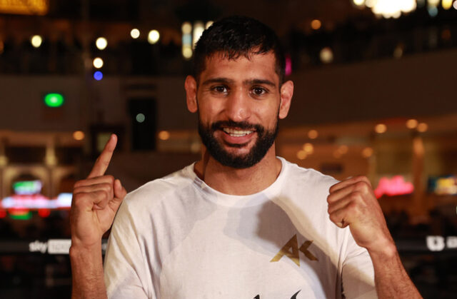 Amir Khan will promote his latest show on October 1 in Nigeria Photo Credit: Lawrence Lustig/BOXXER