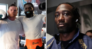 Canelo Alvarez has been sparirng Jaron Ennis in preparation for his showdown with Terence Crawford Photo Credit: @JaronEnnis X / Melina Pizano Matchroom Boxing