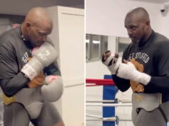 Dillian Whyte has revealed a leaner physique for his fight with Moses Itauma Photo Credit: @queensberrypromotions Instagram