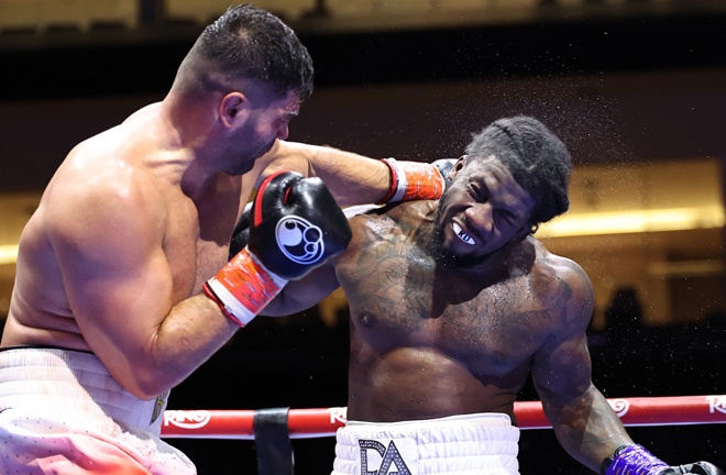 Adeleye was beaten by Hrgovic in Riyadh Photo Credit: Leigh Dawney/Queensberry