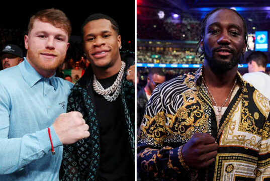 Devin Haney has backed Terence Crawford to defeat to Canelo Alvarez Photo Credit: Ed Mulholland/Mark Robinson/Matchroom Boxing