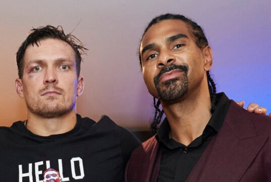 David Haye is confident he would have defeated Oleksandr Usyk in his prime Photo Credit: Mark Robinson/Matchroom Boxing