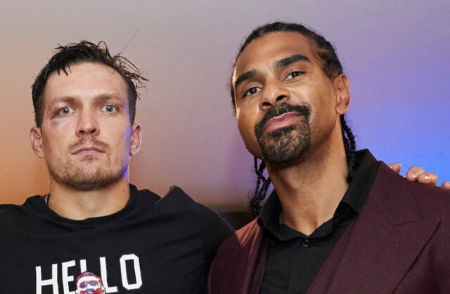 David Haye is confident he would have defeated Oleksandr Usyk in his prime Photo Credit: Mark Robinson/Matchroom Boxing