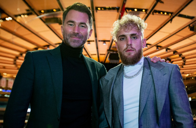 Hearn was in talks for a Joshua-Paul showdown Photo Credit: Michelle Farsi for Matchroom/MSG Photos