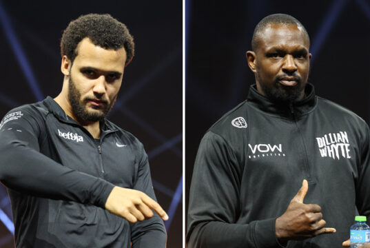 Moses Itauma faces Dillian Whyte in Riyadh on Saturday Photo Credit: Leigh Dawney/Queensberry