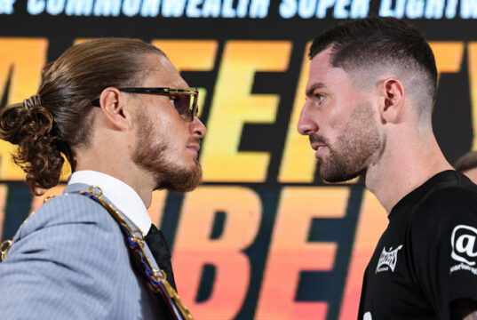 Jack Rafferty defends his British and Commonwealth super lightweight titles against Mark Chamberlain in Altrincham on Saturday Photo Credit: Leigh Dawney/Queensberry