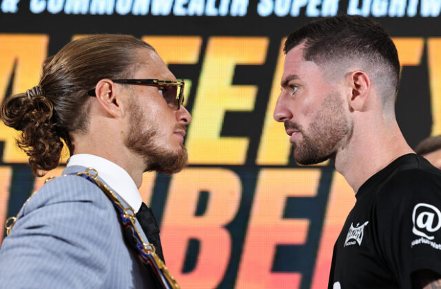 Jack Rafferty defends his British and Commonwealth super lightweight titles against Mark Chamberlain in Altrincham on Saturday Photo Credit: Leigh Dawney/Queensberry