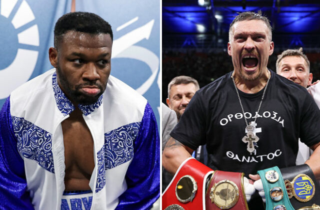 Jarrell Miller has called for a showdown with Oleksandr Usyk Photo Credit: Melina Pizano/Matchroom/Leigh Dawney/Queensberry
