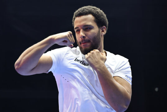 Moses Itauma is set to return to the ring in December Photo Credit: Leigh Dawney/Queensberry
