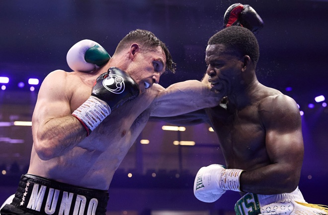 Buatsi was beaten by Smith in February Photo Credit: Mark Robinson Matchroom Boxing