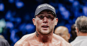 Darren Till knocked out Luke Rockhold in the third round in Manchester Photo Credit: David Cavan/Misfits Boxing