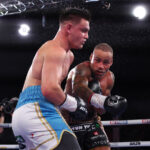 Williamson scored a stunning knockout in round nine of his bout credit: Mark Robinson/ Matchroom Boxing