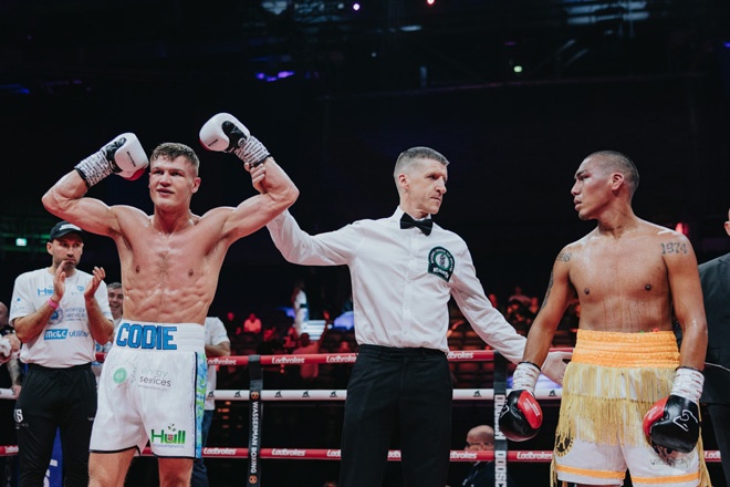 Codie Smith shone in Dublin Credit: Wasserman Boxing