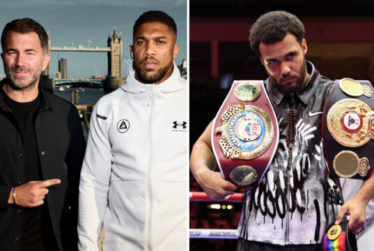 Eddie Hearn believes an Anthony Joshua-Moses Itauma showdown is unlikely unless a world title is on the line Photo Credit: Mark Robinson Matchroom Boxing/Leigh Dawney/Queensberry