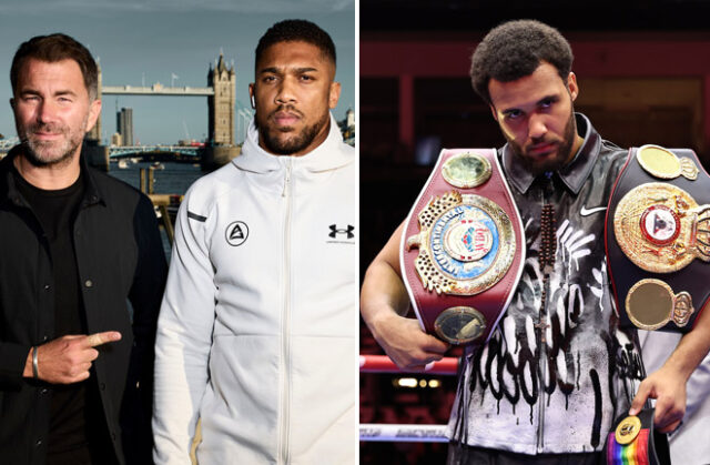 Eddie Hearn believes an Anthony Joshua-Moses Itauma showdown is unlikely unless a world title is on the line Photo Credit: Mark Robinson Matchroom Boxing/Leigh Dawney/Queensberry Eddie Hearn believes an Anthony Joshua-Moses Itauma showdown is unlikely unless a world title is on the line Photo Credit: Mark Robinson Matchroom Boxing/Leigh Dawney/Queensberry