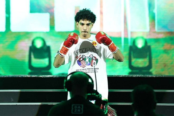 Mohammed Alakel has impressed on many big cards since turning proffesional Credit: Queensberry/Leigh Dawney