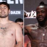 Dave Allen says he isn’t paying attention to the talk of a potential Deontay Wilder fight ahead of his clash with Arslanbek Makhmudov Photo Credit: Mark Robinson Matchroom Boxing