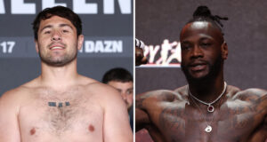Dave Allen says he isn't paying attention to the talk of a potential Deontay Wilder fight ahead of his clash with Arslanbek Makhmudov Photo Credit: Mark Robinson Matchroom Boxing