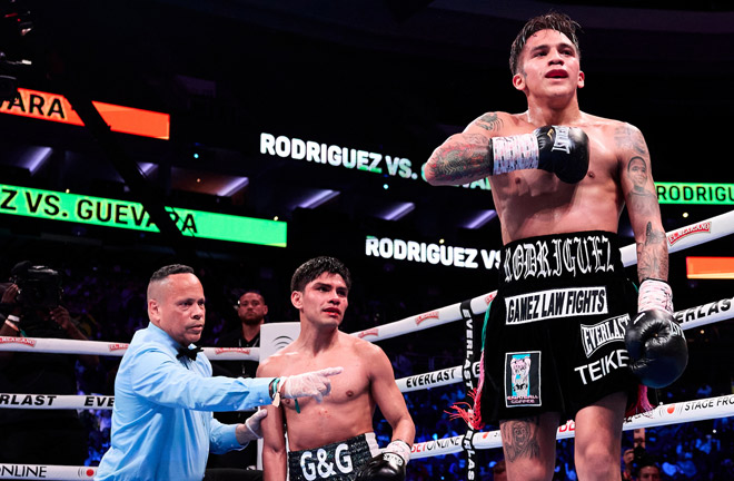 Guevara was stopped by Bam Rodriguez last November Photo Credit: Mark Robinson Matchroom Boxing
