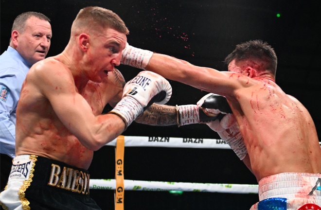 Bateson was held to a technical draw with Quartermaine in December Photo Credit: GBM Sports