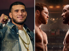 David Benavidez has predicted Canelo Alvarez to beat Terence Crawford Photo Credit: Esther Lin/Premier Boxing Champions/Netflix