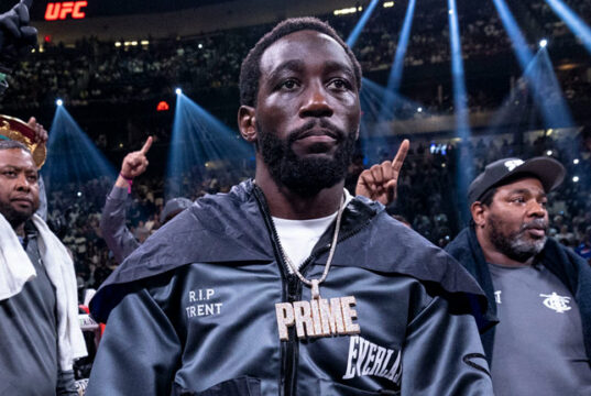 Terence Crawford became super middleweight undisputed world champion after he beat Canelo Alvarez Credit: Esther Lin/SHOWTIME
