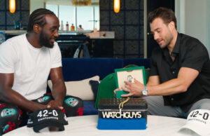 Terence Crawford was gifted a $15,000 Rolex Submariner by WatchGuys.com