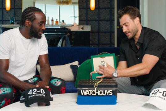 Terence Crawford was gifted a $15,000 Rolex Submariner by WatchGuys.com