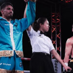 Flynn stopped Burlac in three rounds Photo Credit: X @jordz_flynn