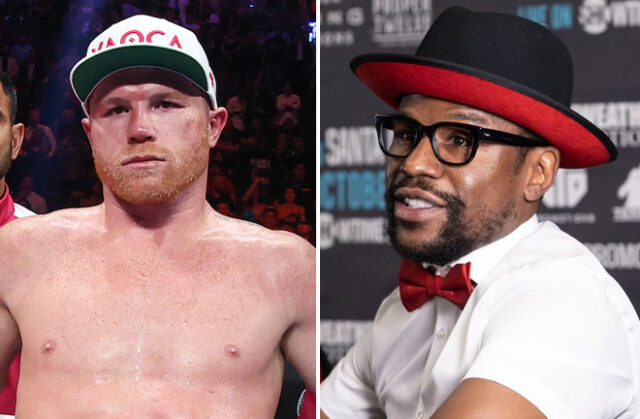 Floyd Mayweather Jr says Canelo Alvarez may be washed up following his defeat to Terence Crawford Photo Credit: Ed Mulholland/Matchroom/ Esther Lin/Showtime/