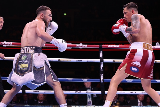 Nathaniel Collins impressed in May on Josh Taylor's undercard Credit: Queensberry/ Leigh Dawney