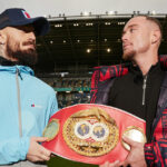 Lewis Crocker rematches Paddy Donovan for the vacant IBF welterweight world title at Windsor Park on Saturday, live on DAZN Photo Credit: Mark Robinson/Matchroom Boxing